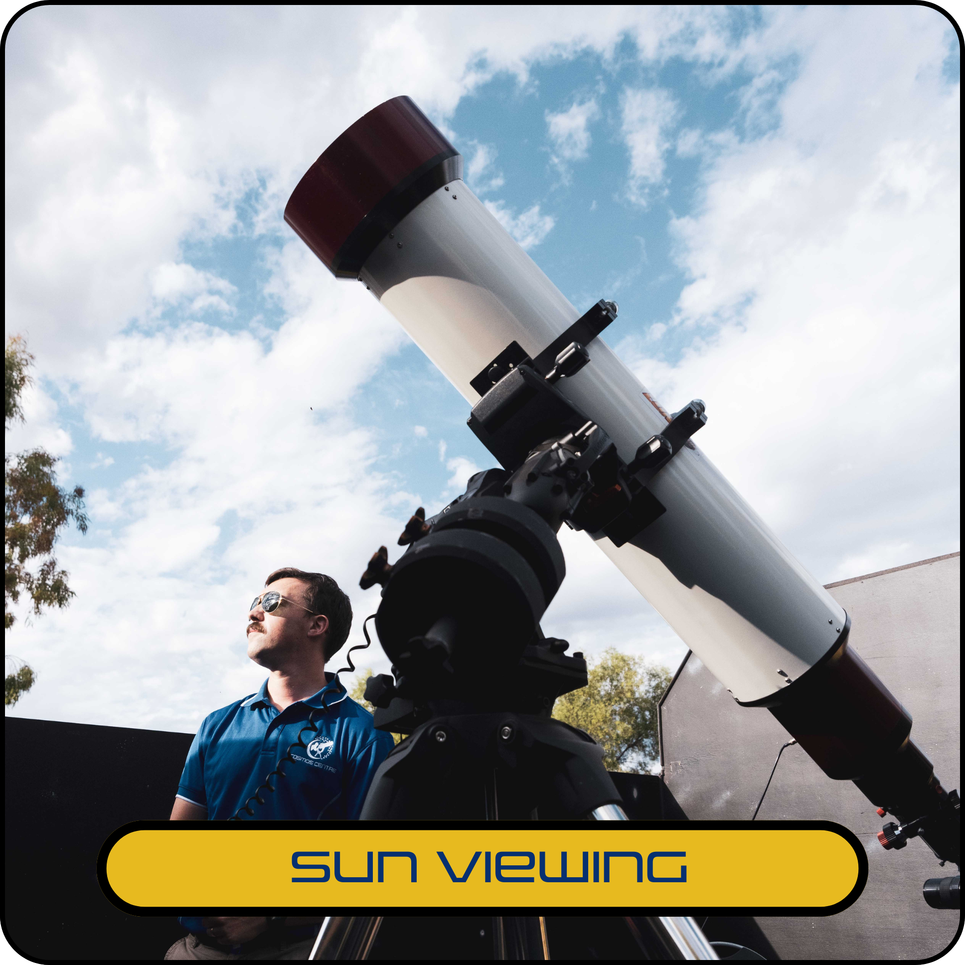 Sun Viewing Button